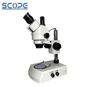 Stereomicroscopio trinoculare